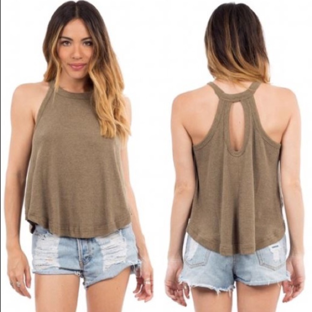 Free People “San Fran” Rib Knit Tank | Size M